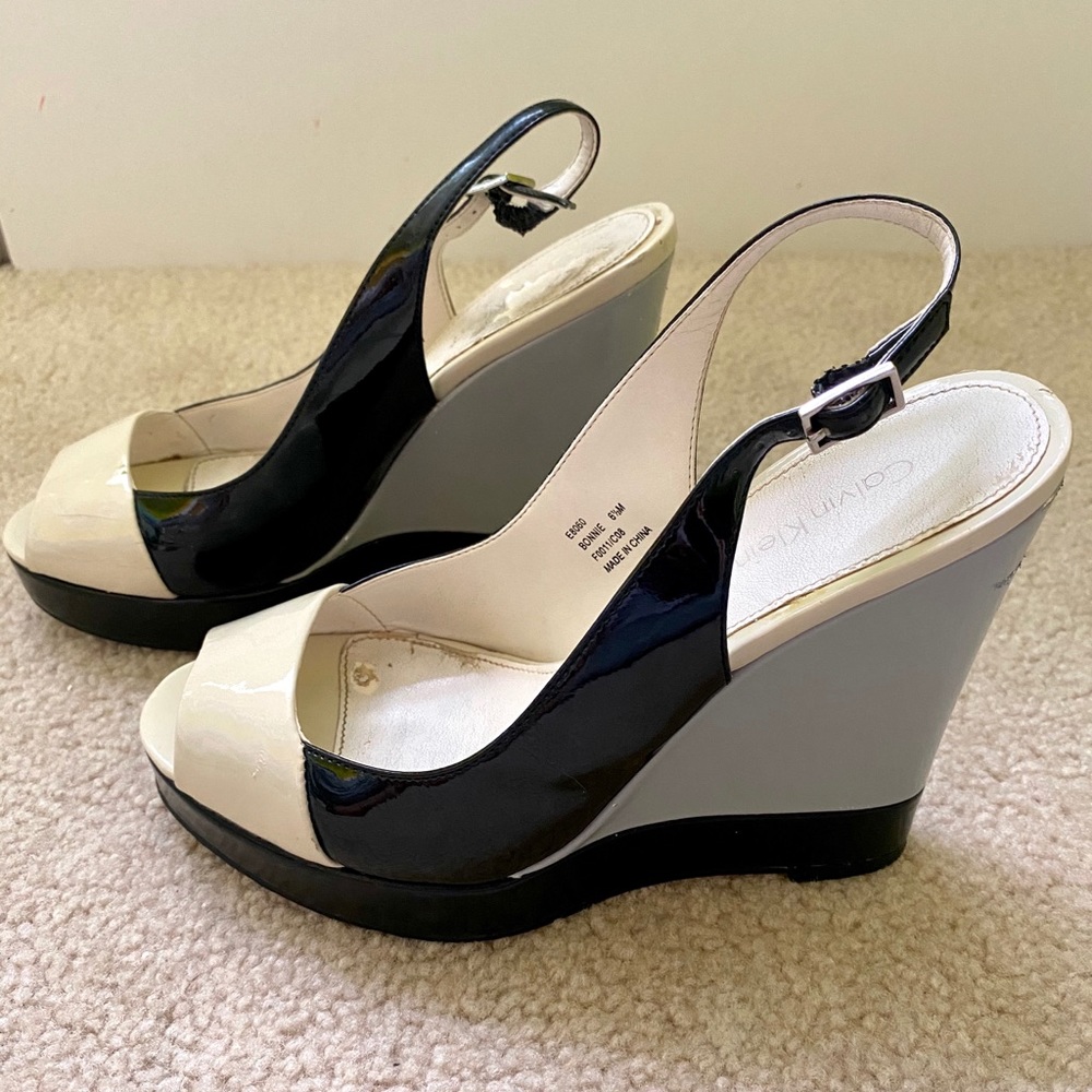 Calvin Klein platform sandals